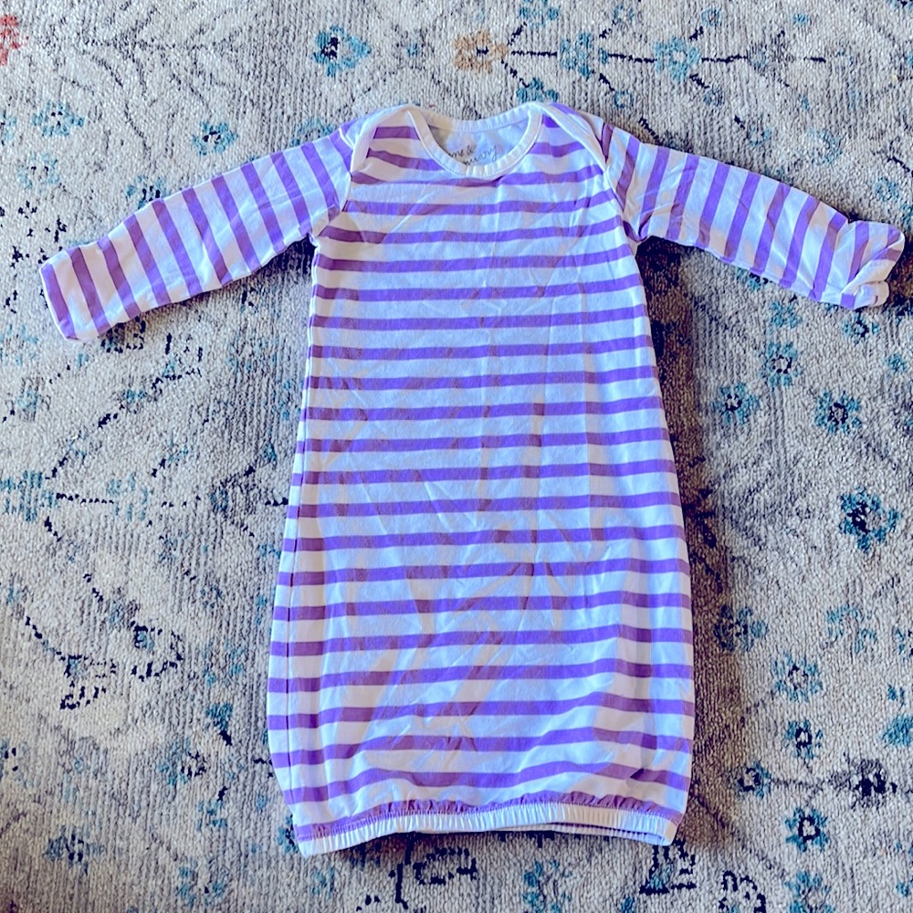 June & January size 0-S Purple & White Long sleeved Sleeper